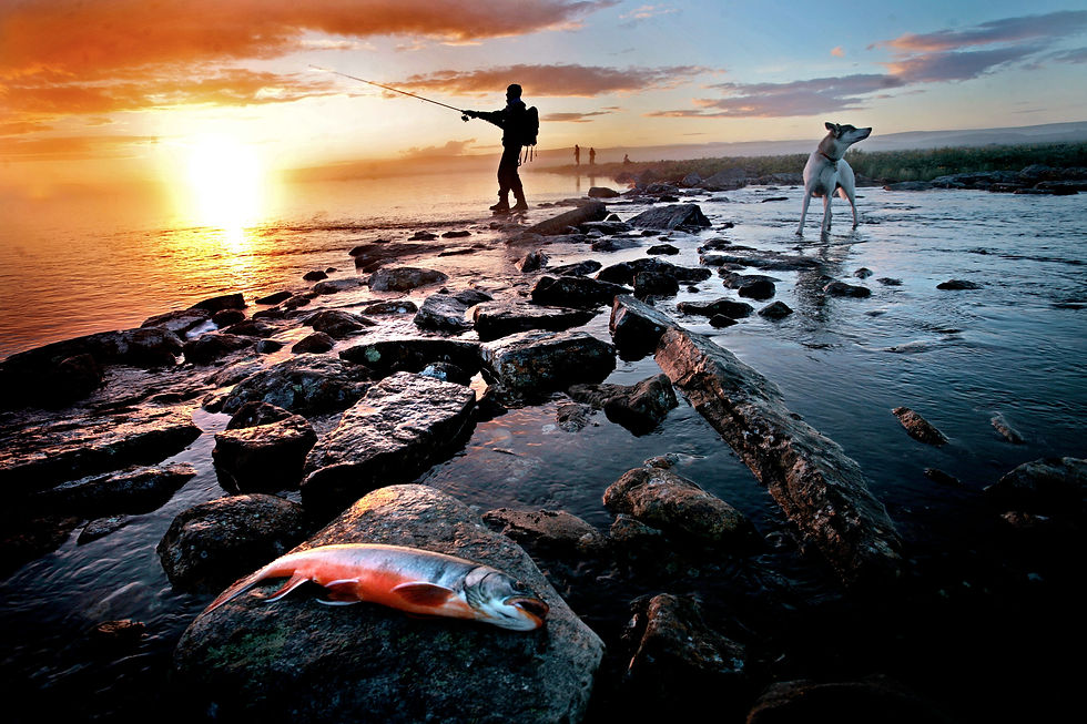 Char fishing Finnmarksvidda