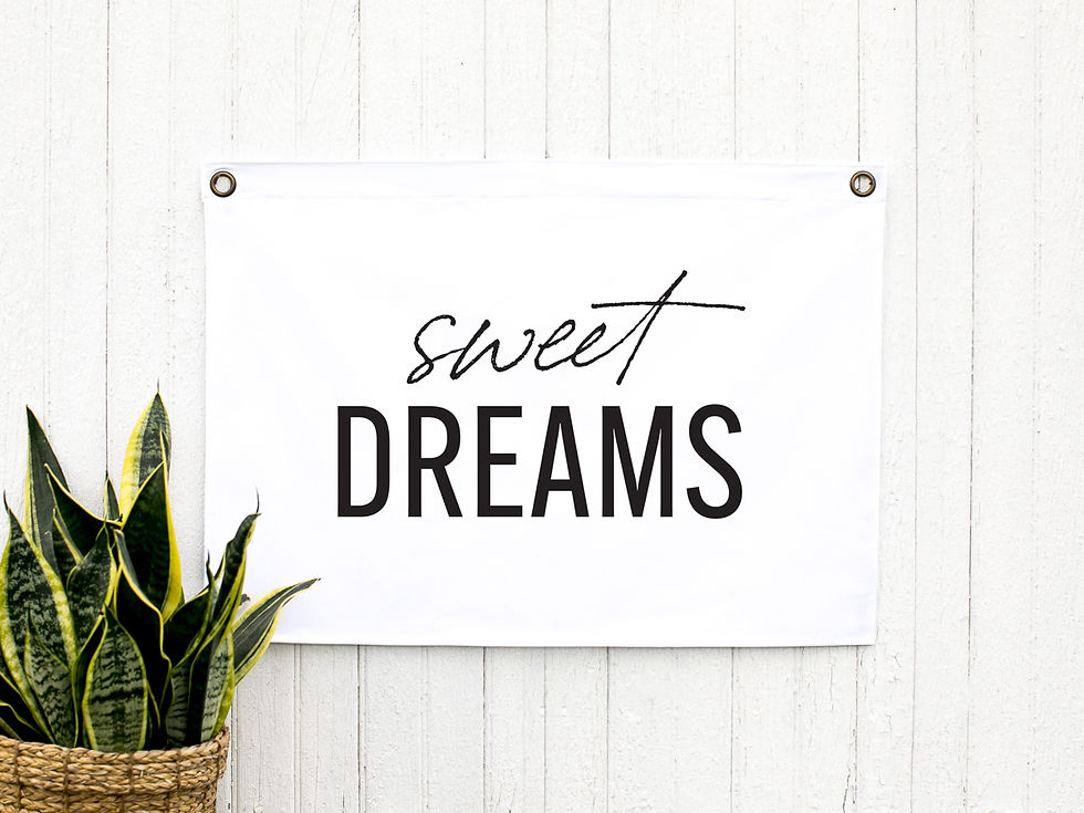 Thumbnail: Canvas Banner - Sweet Dreams