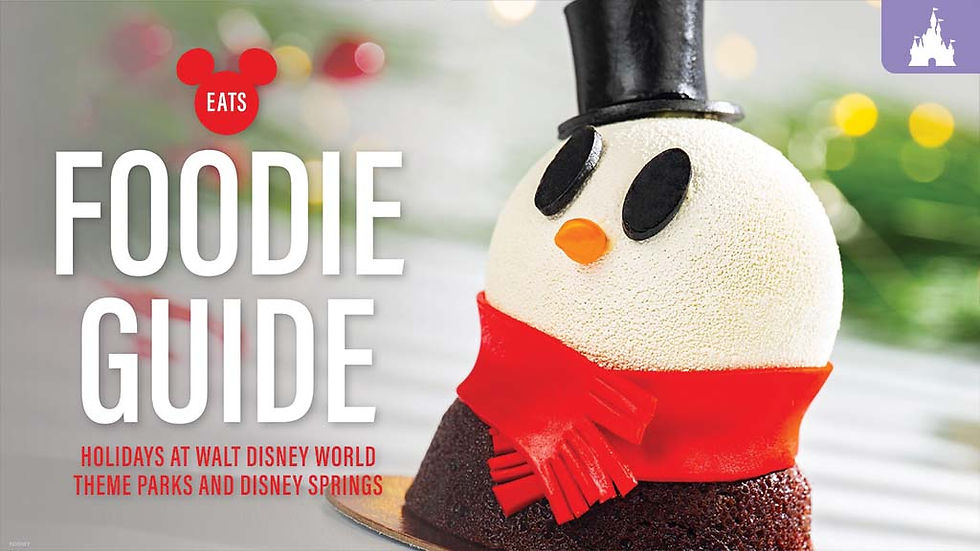 Holidays at Theme Parks and Disney Springs Foodie Guide 2025