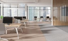 business office full of equipment