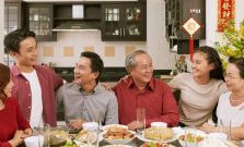 chinese new year with family