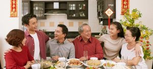 chinese new year with family