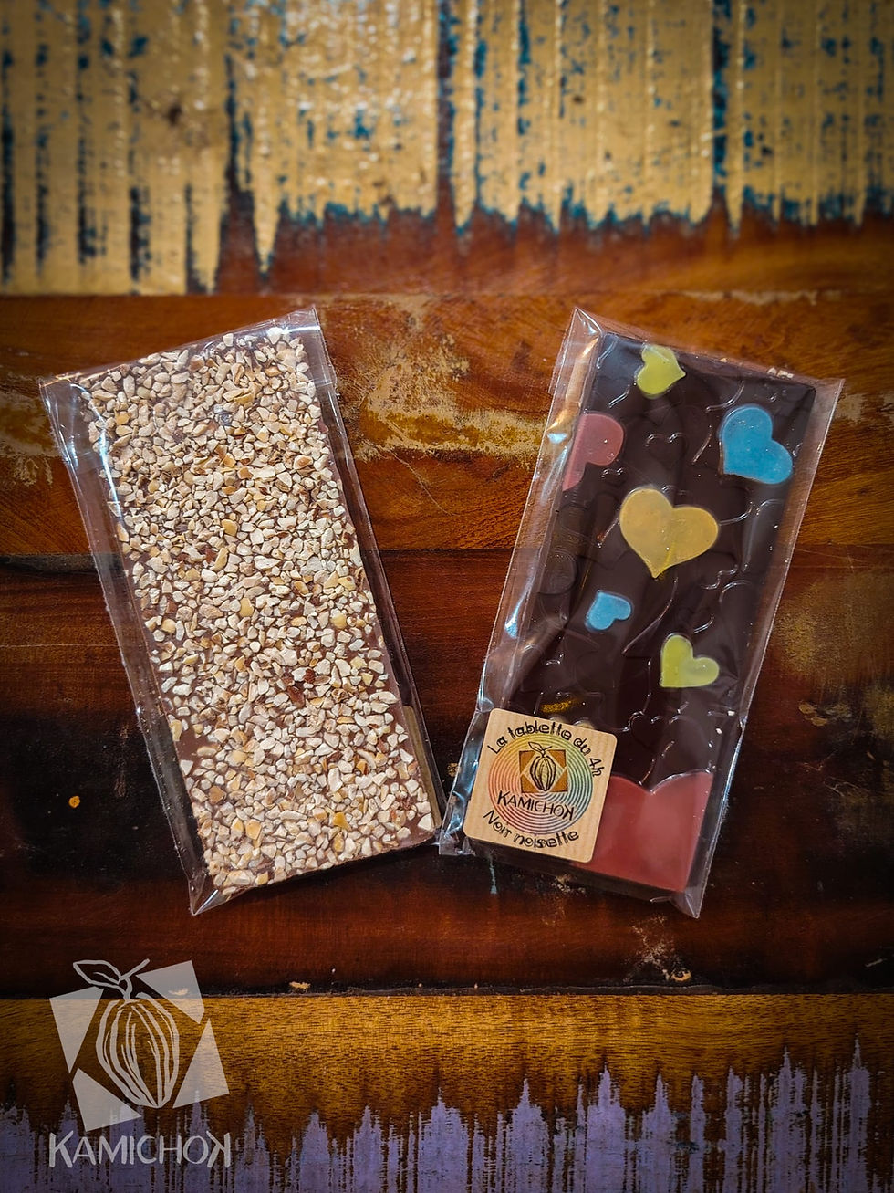 La tablette du 4h - Chocolat Noisettes