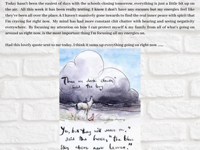 Day 19 - Developing Spiritual Medium...19.3.20