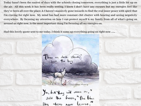 Day 19 - Developing Spiritual Medium...19.3.20