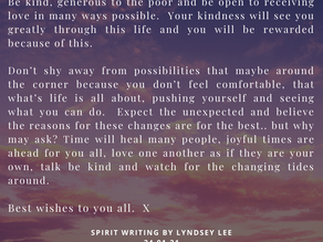 Spirit Writing.. pt2, 24th January 2021