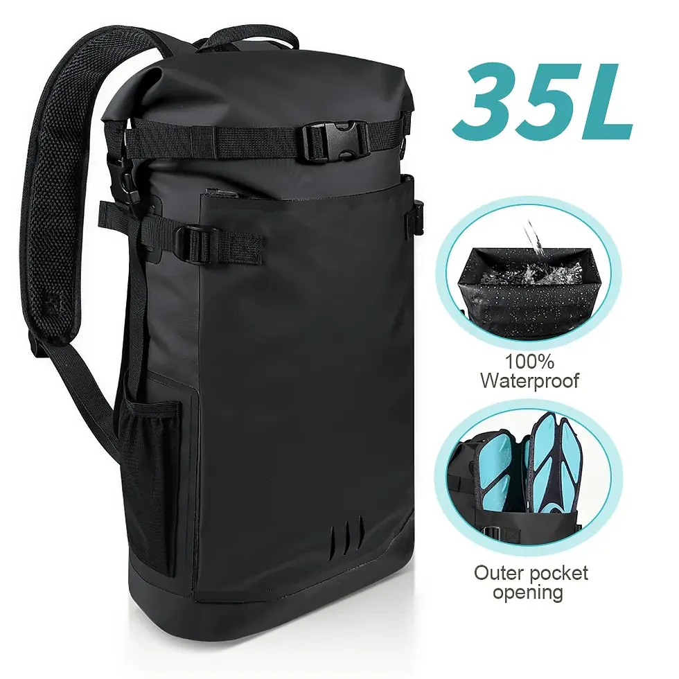 Miniatura: NEWBOLER Large Capacity Swimming Waterproof Backpack, Beach, Drifting, Surfing,