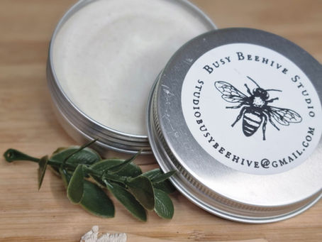 Inside the Busy Beehive Studio: Handcrafted Beeswax Antiperspirant That Soothes and Delights