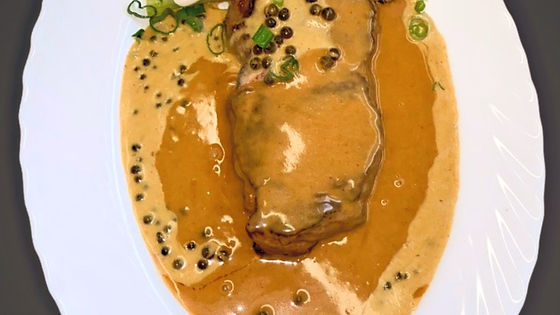 Rumpsteak mit Pfefferrahmsößle