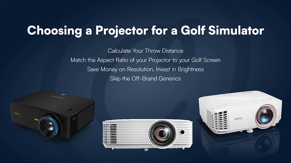 Image of various projectors lined up