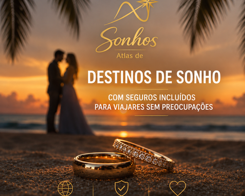 Atlas de sonhos Viagens de Lua de Mel e Romanticss