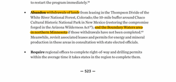 The Threat of Project 2025: A Looming Danger for the Boundary Waters