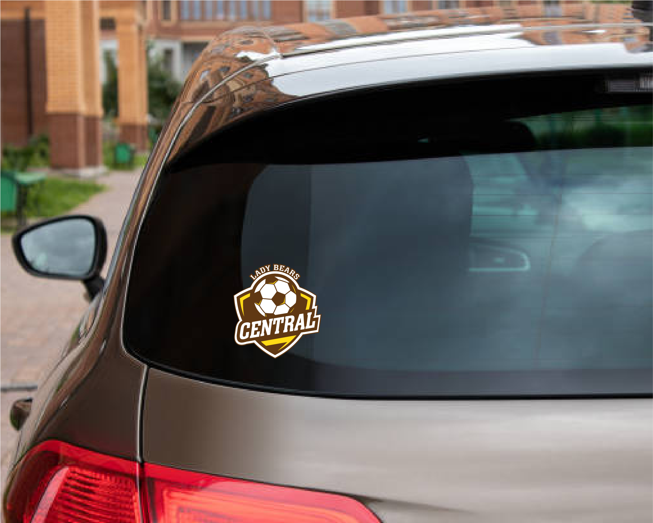 Central Soccer Car Decal