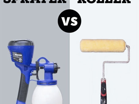 Mastering House Painting: Choosing Between Airless Sprayers and Rolling/Brushing