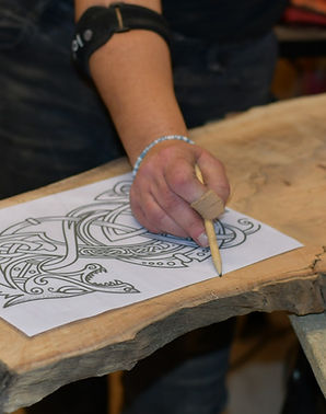 Unique Celtic Design Charcuterie Boards