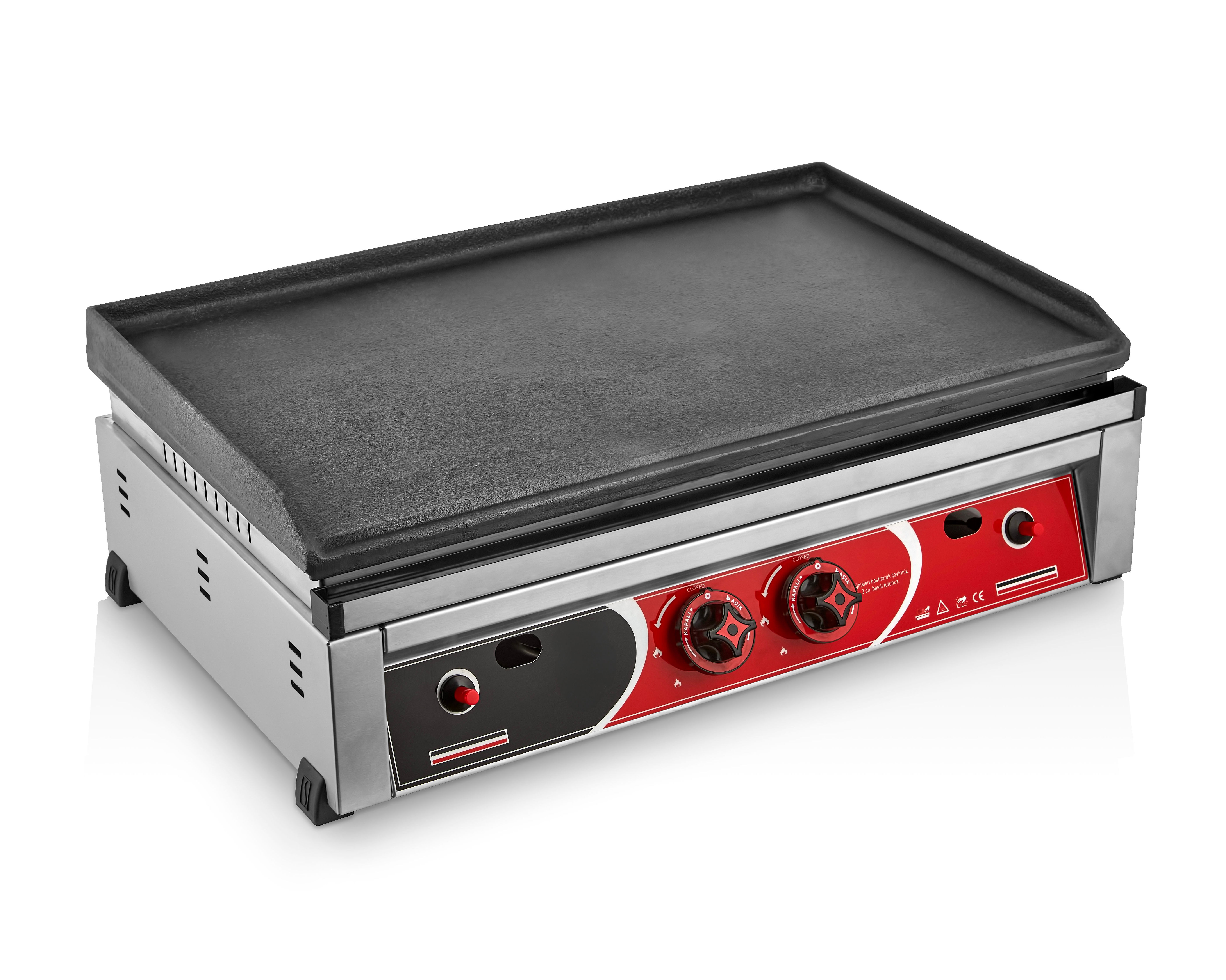 KUTLU 70 CM DÜZ DÖKÜM IZGARA (GAZLI)