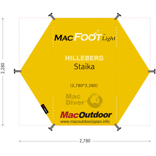 Hilleberg ヒルバーグ スタイカ staika Mac Foot Light | MAC OUTDOOR