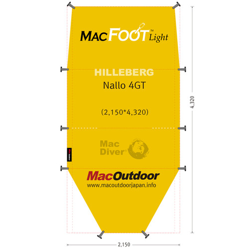 Hilleberg ヒルバーグ ナロ4gt nallo4GT Mac Foot Light | MAC