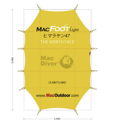 North Face ヒマラヤン47 インナー用 Mac Foot Light | MAC