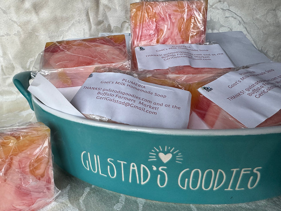 Thumbnail: Plumeria Goat's Milk Homemade Bar Soap