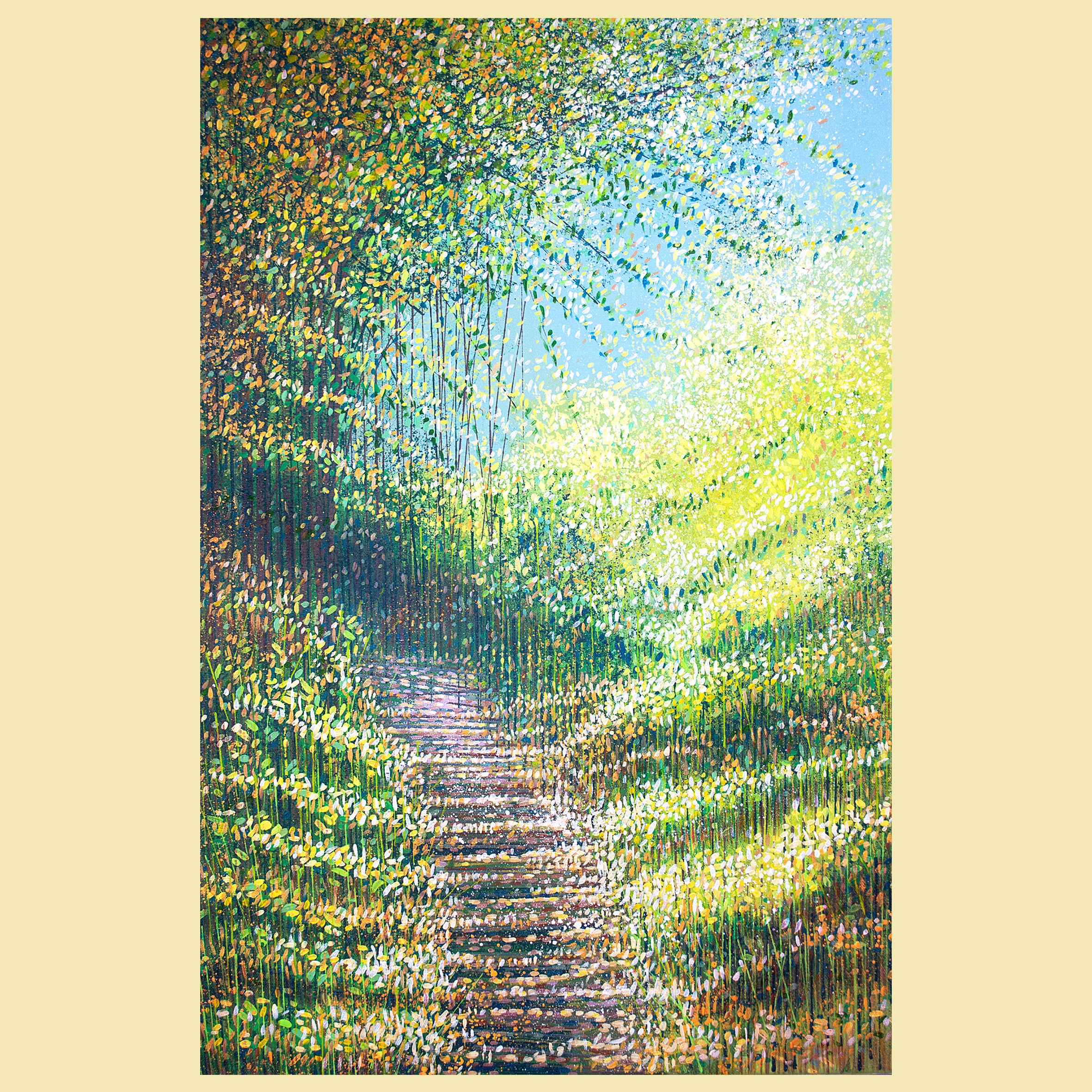 Late Summer Trees #2 - Original Landscape Painting For Sale