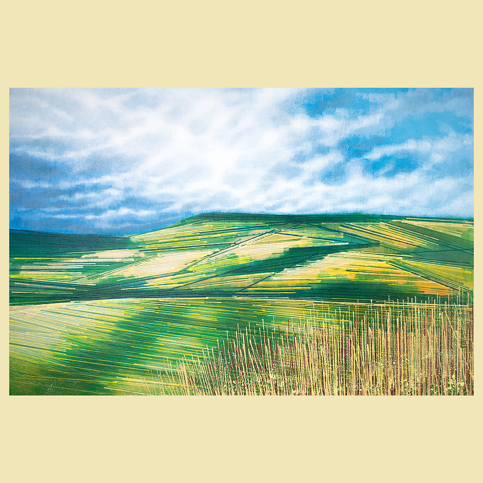 DEVON COUNTRYSIDE PAINTING FOR SALE, LANDSCAPE AND JURASSIC COAST PAINTINGS FOR SALE