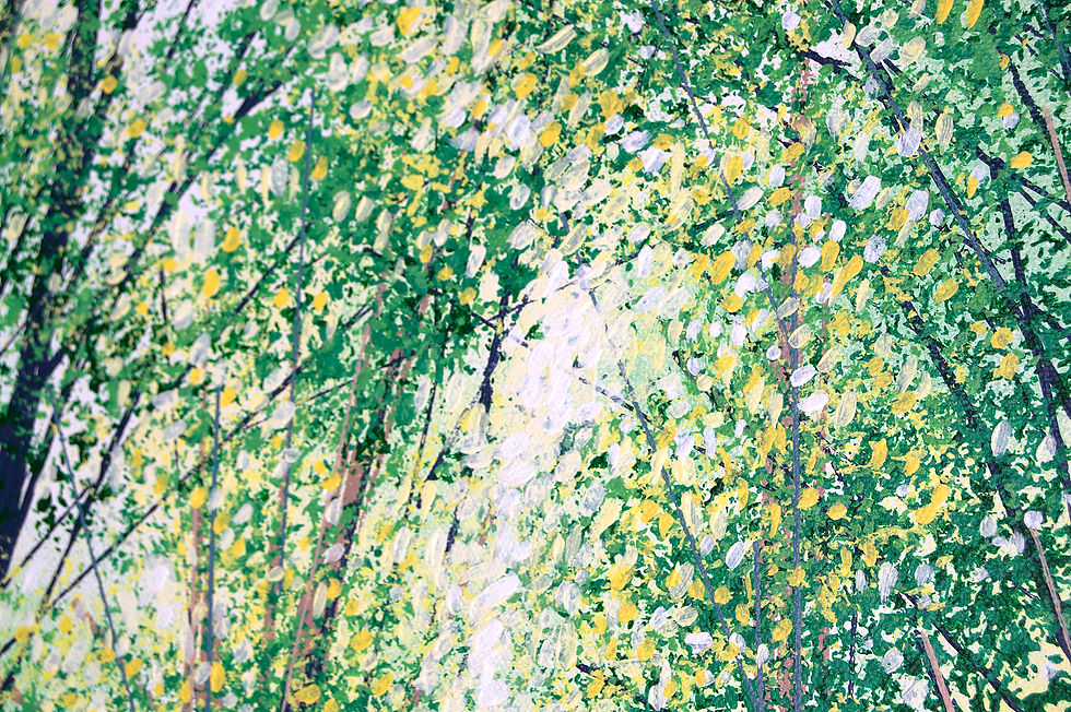 Thumbnail: Summer Forest Path - Original Landscape Painting For Sale