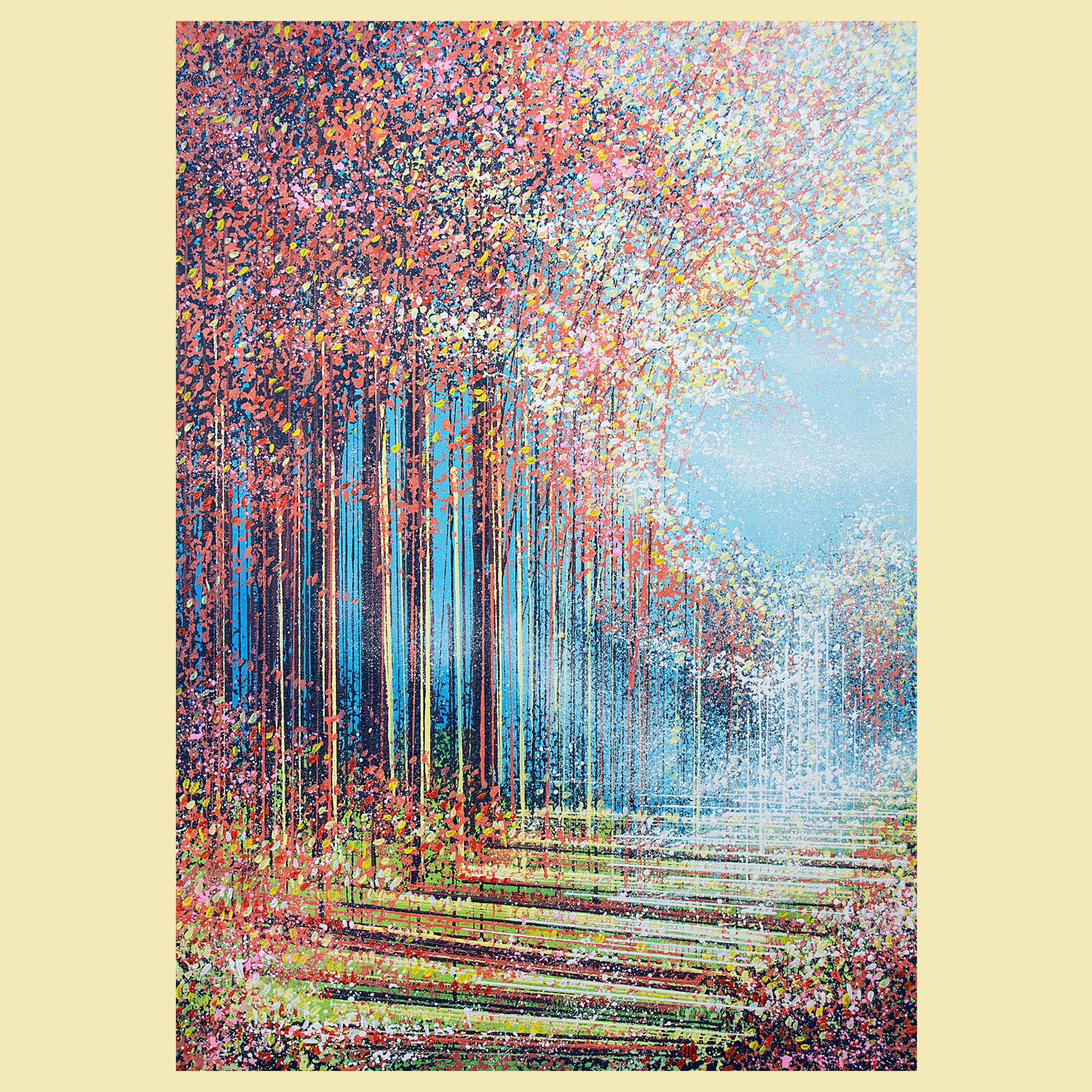 SPRING BLOSSOM TREES, LANDSCAPE PAINTINGS FOR SALE