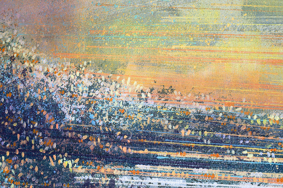 Thumbnail: Forest Edge At Sunset - Original Landscape Painting For Sale