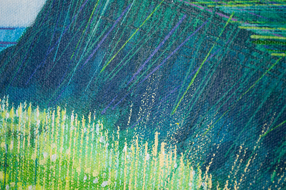 Thumbnail: Peak Hill In Summer - Jurassic Coast Painting For Sale