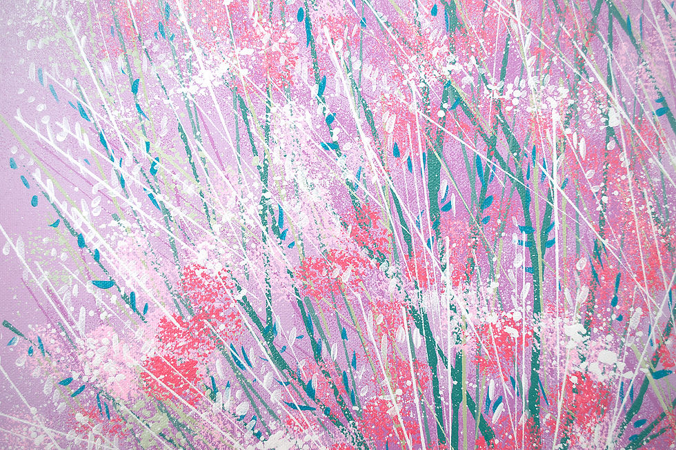 Thumbnail: Spring Tree Blossom 4 - Landscape Painting For Sale