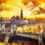 Thumbnail: tower bridge london at sunset cityscape painting for sale by marc todd