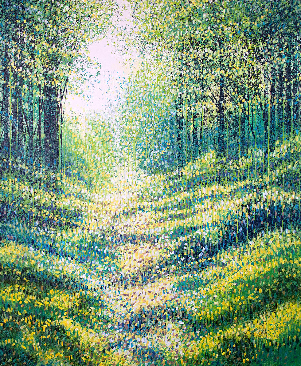 THE UNDERCLIFF LYME REGIS PAINTING FOR SALE, JURASSIC COAST PAINTINGS FOR SALE