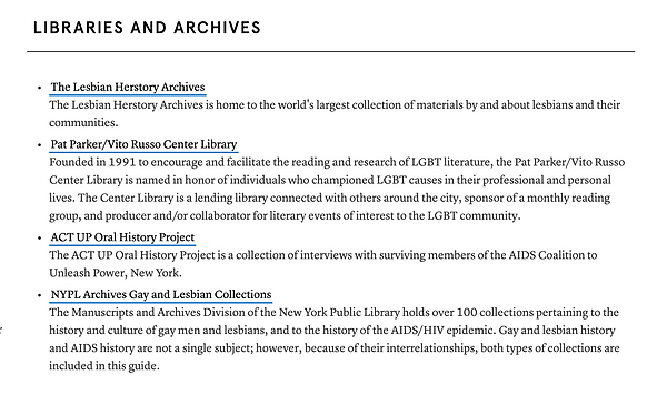Screenshot of a Pratt Resource Guide