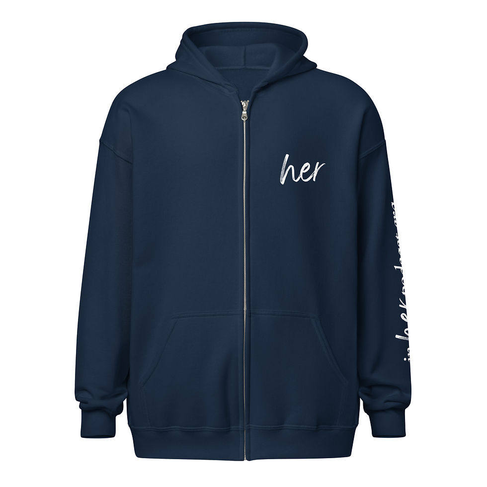 Thumbnail: HER Unisex heavy blend zip hoodie