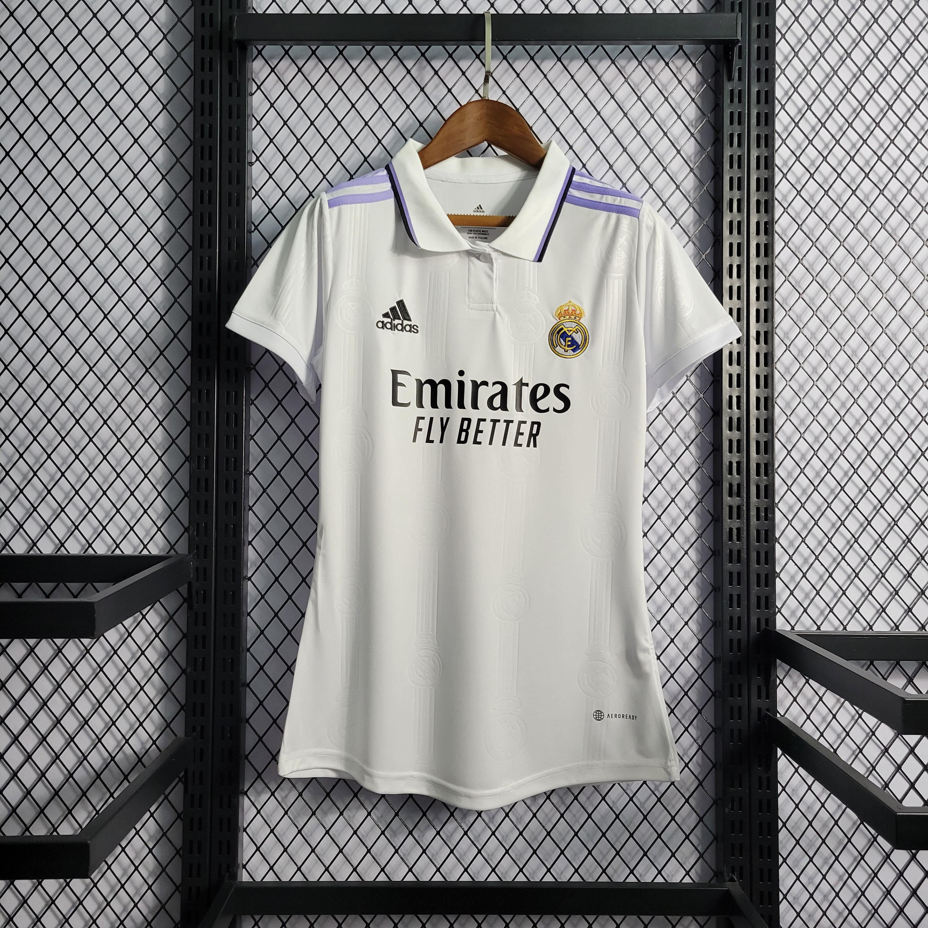 Camisa Adidas Real Madrid Home 2022/2023 Feminina