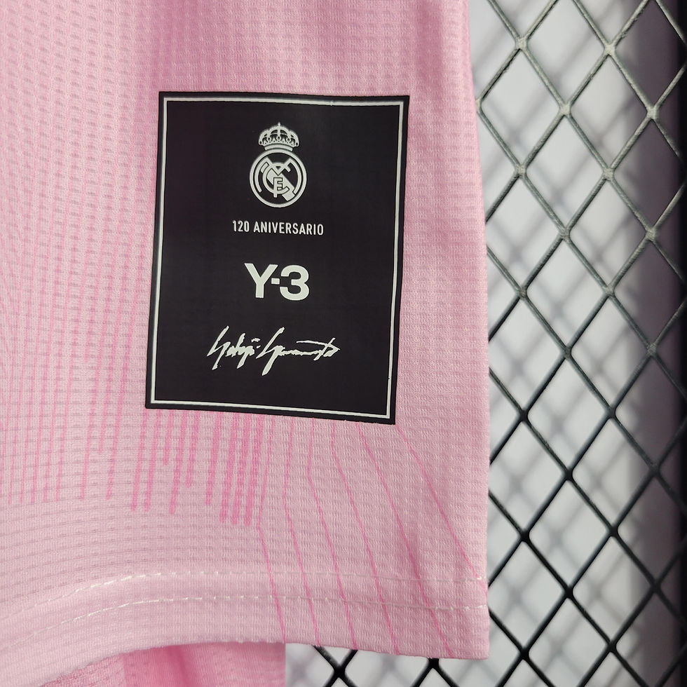 Miniatura: Kit Infantil Y-3 Real Madrid Fourth Special Edition Pink 120 anos