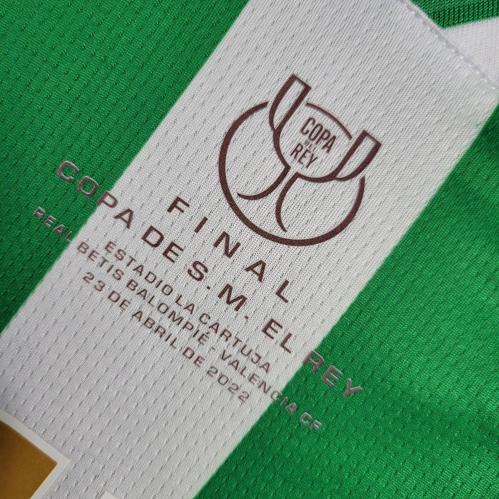 Miniatura: Camisa Hummel Real Betis Final Copa do Rei 2021