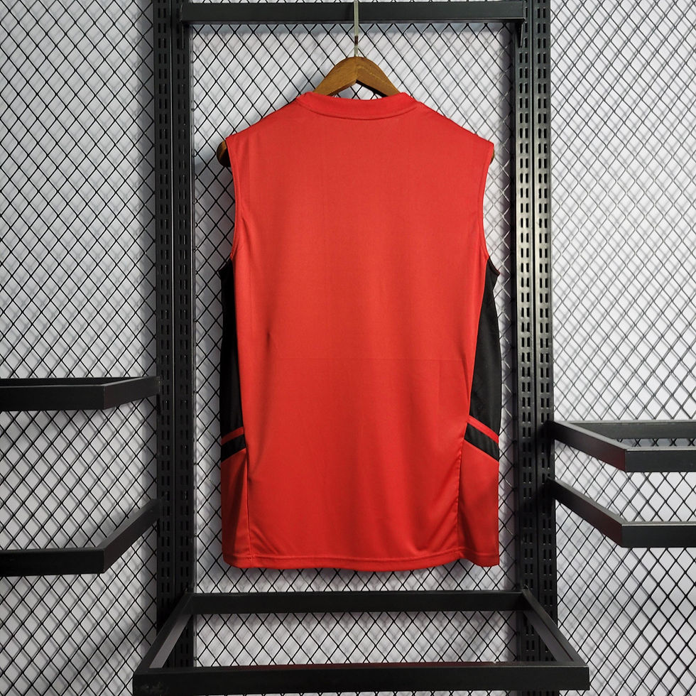 Miniatura: Camisa Regata Treino Adidas Flamengo 2022/2023 Vermelha