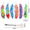 Thumbnail: 6 pc Feather Book Marks 3