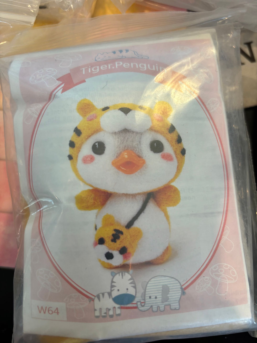 Thumbnail: Felting animals kit , so Cute !