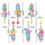 Thumbnail: Flower Arrow Book Mark or Ornaments