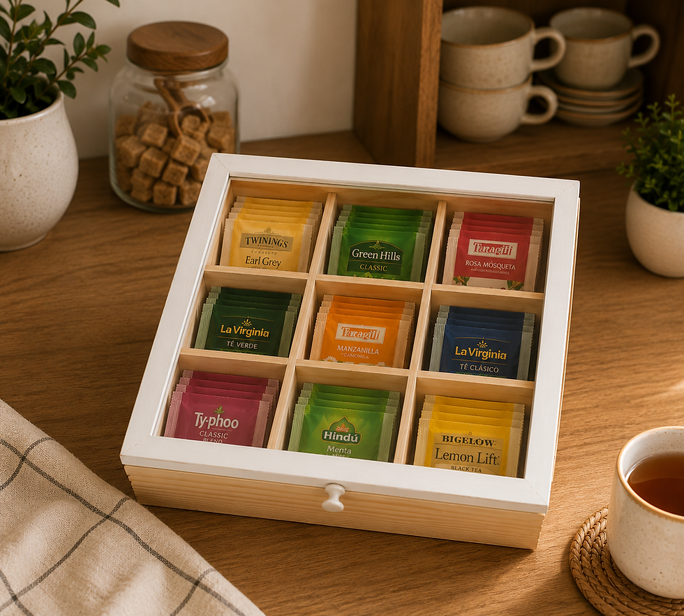 Miniatura: Caja De Té 9 Divisiones Tierra Nativa