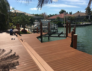 Placida Dock Construction