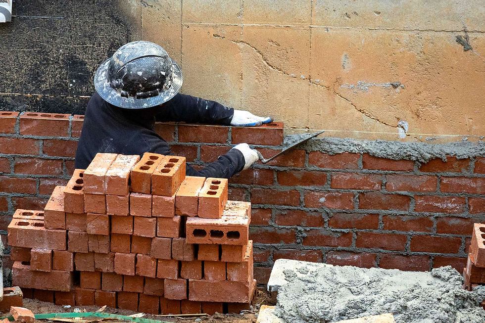 TLW Turnkey Masonry Brick Mason at work