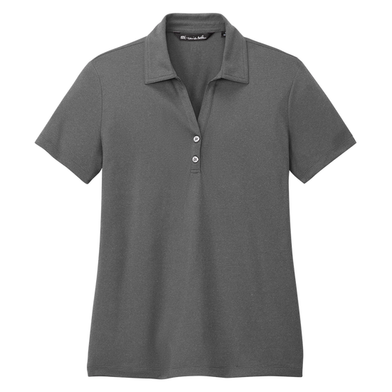 TravisMathew Women’s Polo, easy-care fabric, ready for a custom logo.