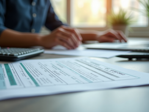 Business Owner Preparing Taxes