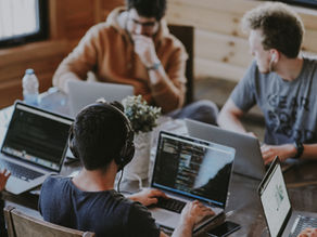 Online Startup People Working