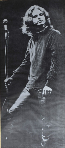 Jim Morrison John Maslow Overground Art 1968 Headshop Poster