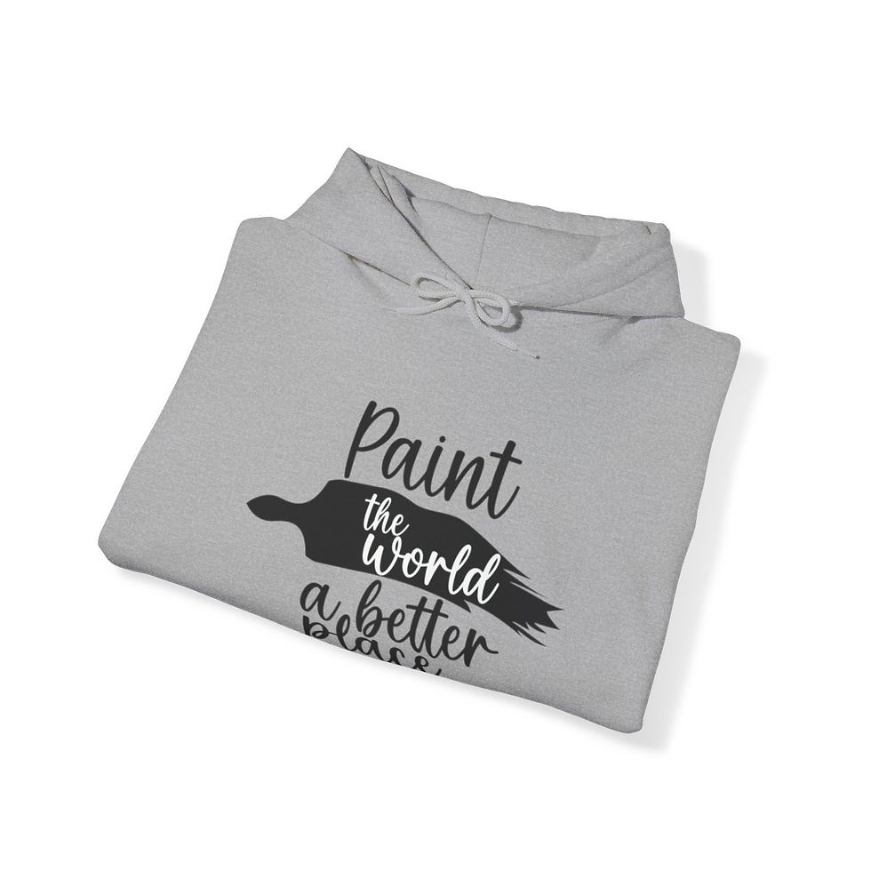 Thumbnail: Inspirational Artist Hoodie - Paint the world a better place